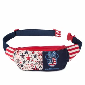 Nuovo con etichette! Walt Disney World Parks Topolino Americana Fanny Vita Borsa da cintura - Foto 1 di 2