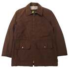HUNTING WORLD Field Jacket 40 Brown Polyester Henfted Liner Draw Cord RIRI Zip I