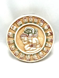 Renato Dorfman Maya Sternzeichen rund 3D Keramik Deko Scheibe Kalender Schild - Bild 1 von 2