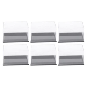 6 Pcs Mineral Specimen Display Box Case Rock Collection Boxes for Specimens - Picture 1 of 12