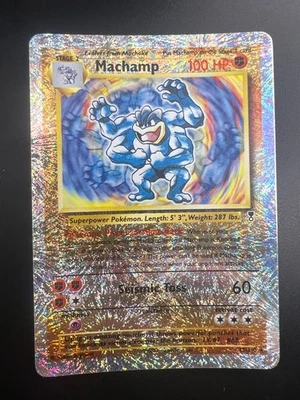 Machamp - 15/110 - Pokemon Colección Legendaria Holograma Inverso Tarjeta Rara Casi Nueva Foto 1 de 3