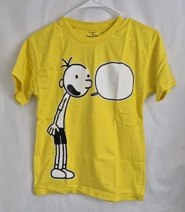 Diary of a Wimpy Kid T-Shirt Yellow with Washable Marker Size Youth L NWOT - Picture 1 of 11