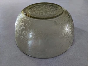 Vintage Federal Amber Madrid Depression Glass 1930s Salad Serving Bowl 9.5" - Picture 1 of 5
