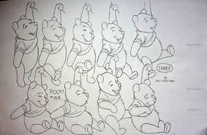 New Adventures of Winnie the Pooh Production Model Copy Layout Page #GB - Picture 1 of 2