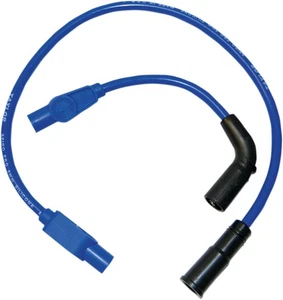 Taylor Ignition Leads Spark Plug Wires Blue fits Harley Sportster 2007 onwards - Picture 1 of 5