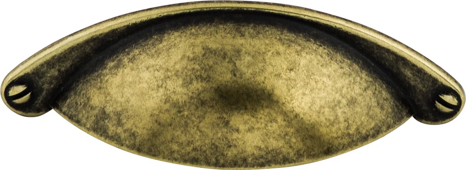 Perillas superiores M495 Arendal Cup Pull 2 1/2" (c-c) bronce alemán Foto 1 de 1