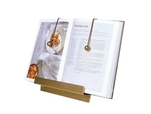 Brass Cookbook Holder with Weighted Chains - Hearth & Hand™ with Magnolia - Picture 1 of 2