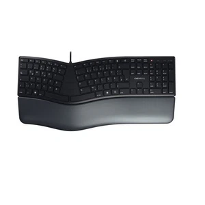 CHERRY KC 4500 ERGO, ergonomic keyboard, German layout (QWERTZ), wired, padded p - Picture 1 of 9