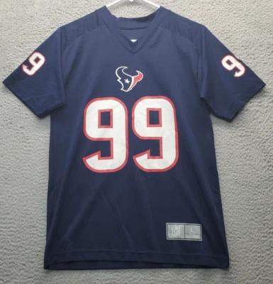 NFL Houston Texans Equipo Ropa Watt 99 Camiseta Mujer Grande Cuello en V Pullover Foto 1 de 4