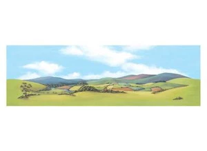 Peco N Backscene: Mountainous Landscape - Picture 1 of 1