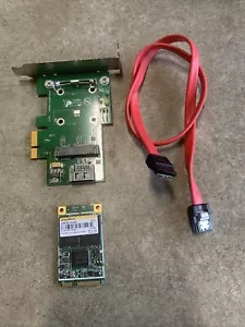 InnoDisk D150Q DRPS-16GJ30ACAQS-B025 16 GB mSATA 1.8 in SSD W/adaptor And Cable - Picture 1 of 5