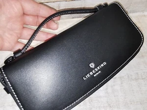 Liebeskind Berlin Crossbody S Umhängetasche Echtleder Ledertasche schwarz - Bild 1 von 6
