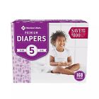Member's Mark Premium Baby Diapers Size 5 (27+ Pounds), 168 Count