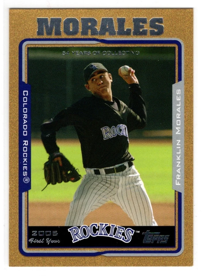 FRANKLIN MORALES  ROCKIES  RC  2005 TOPPS UPDATE #UH306  GOLD /2005 - Image 1 of 1