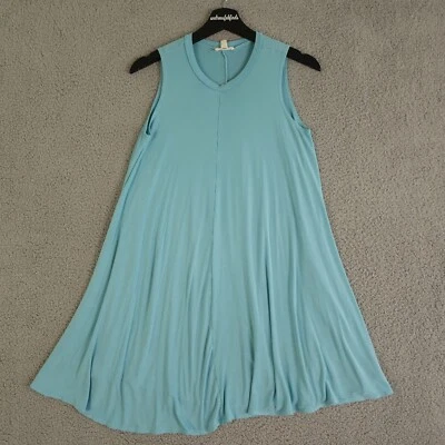 Silence + Noise Dress Womens Extra Small Blue Fit & Flare Sleeveless Stretch - Image 1 of 4