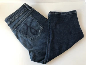 Juicy Couture Blue Jean Capri, Size Waist 32 Inseam 17.5" - Picture 1 of 7