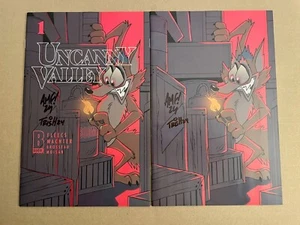 CONJUNTO: Uncanny Valley #1 Variante Team-Up y Virgen FIRMADO Tony Fleecs Forstner BOOM - Imagen 1 de 1