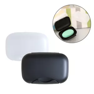 Jabonera Portátil Soporte con Tapa Estuche Sellado de Viaje Ducha Baño Contenedor - Imagen 1 de 13