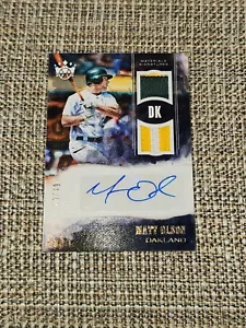 2018 Panini Diamond Kings Materials Signatures Matt Olson Jersey Patch Auto /49 - Picture 1 of 3