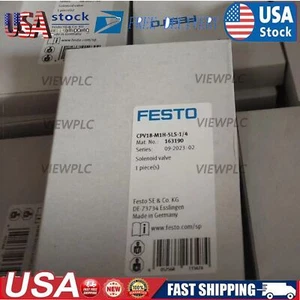 New Festo CPV18-M1H-5LS-1/4 163190 Solenoid valve - Picture 1 of 3