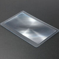 1 Piece Wallet 3X Size Credit Card Magnifier Magnifying Fresnel Lens