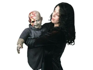 Zombie Zack Puppet Utilería Halloween Ventrílocuo Dummies Mano Títeres Teatro - Imagen 1 de 1