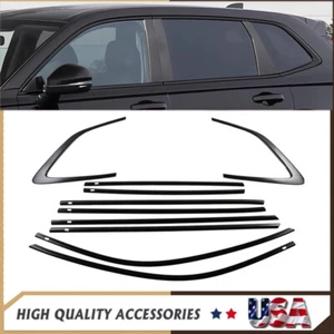 10PCS Window Sill Molding Strip Cover Trim Glossy Black For Honda CRV 2023 -2025 - Picture 1 of 7