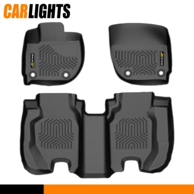 Fit for 2015-2020 Honda Fit 3D Molded TPE All-weather TPE Floor Mats Liners - Image 1 of 4