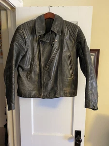 VINTAGE german army 70s leather jacket odmalihnogu.org