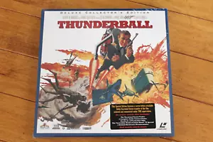 JAMES BOND 007 THUNDERBALL LASERDISC DELUXE BOX SET THX [NEW SEALED] ULTRA RARE - Picture 1 of 5