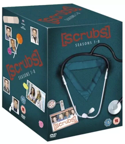 Scrubs - Series 1-8 - Complete (Box Set) (DVD, 2010) NEW (DAMAGE TO PACKAGING) - Image 1 of 1
