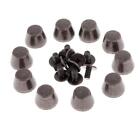 10 Pieces 10mm Metal Bucket Shape Studs Rivets Spikes for Leathercraft Clothes