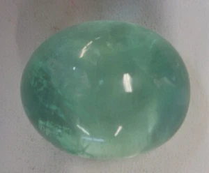 PARAIBA FLOURITE 26 X 21.6 MM OVAL CUT CABOCHON 59 CARATS ALL NATURAL - Picture 1 of 1