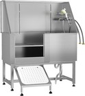 Professional Stainless Steel Dog Washing Station, Height Adjustable Dog Bathtub