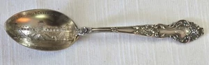 CUCCHIAIO SOUVENIR ARGENTO STERLING FIERA MONDIALE DI SAN LUIGIO 1904 / SALA FESTIVAL / CASCATA - Foto 1 di 3