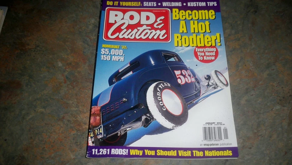 ROD & CUSTOM MAGAZINE  JANUARY  2001  - Image 1 of 1
