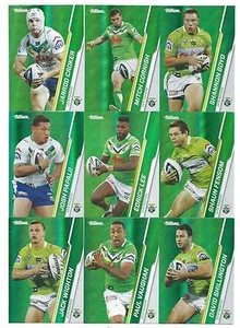 2015 NRL Traders Parallel RAIDERS Team Set - Picture 1 of 1