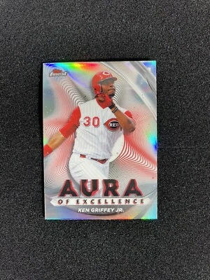 2022 Topps Finest Ken Griffey Jr. Aura Of Excellence Insert #AE-KG Cincinnati - Image 1 of 2