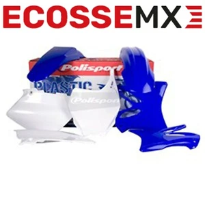 Kit de plástico Polisport Yamaha YZ125 YZ250 2006-2014 FABRICANTE DE EQUIPOS ORIGINALES azul/blanco - Imagen 1 de 7