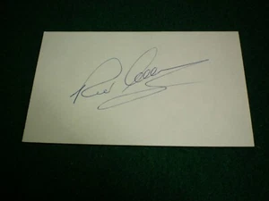 REX ALLEN SR SIGNIERT 3 X 5 KARTE - Bild 1 von 1