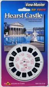 3 carretes Hearst Castle California ViewMaster - NUEVOS en tarjeta - Imagen 1 de 2