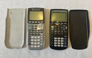 Texas Instruments Graphing Calculator TI-84 Plus TI-83 Plus w/ Covers For PARTS! - Picture 1 of 15