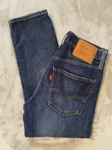 Jeans Levis 512 Uomo 31x32 Blu Scuro Slim Taper Elasticizzato Denim Hipster Preppy Lavoro - Foto 1 di 13