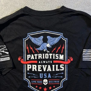 Grunt Style Patriotism Always Prevails USA Eagle T-Shirt XL Herren schwarz - Bild 1 von 11