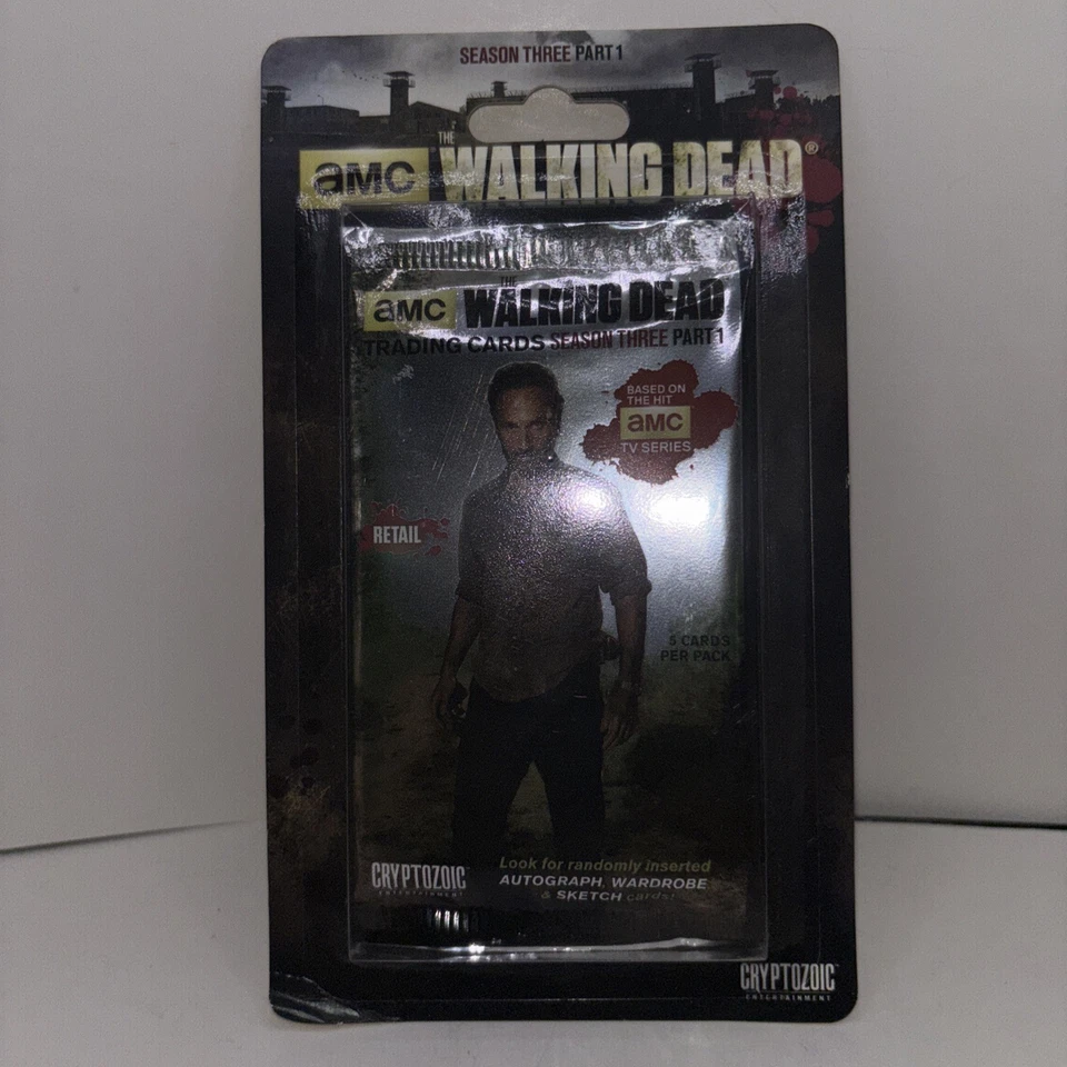 Tarjetas coleccionables AMC Walking Dead temporada 3 parte 1 de Cryptozoic NUEVAS sin abrir. Foto 1 de 4