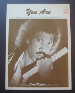 You Are by Lionel Richie sheet music - Picture 1 of 5