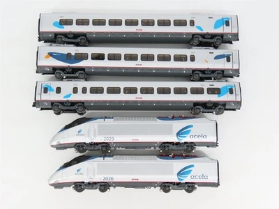 O 3-Rail Lionel 6-31714 AMTK Amtrak Acela Electric Passenger Set w/ TMCC & Sound - Image 1 of 4