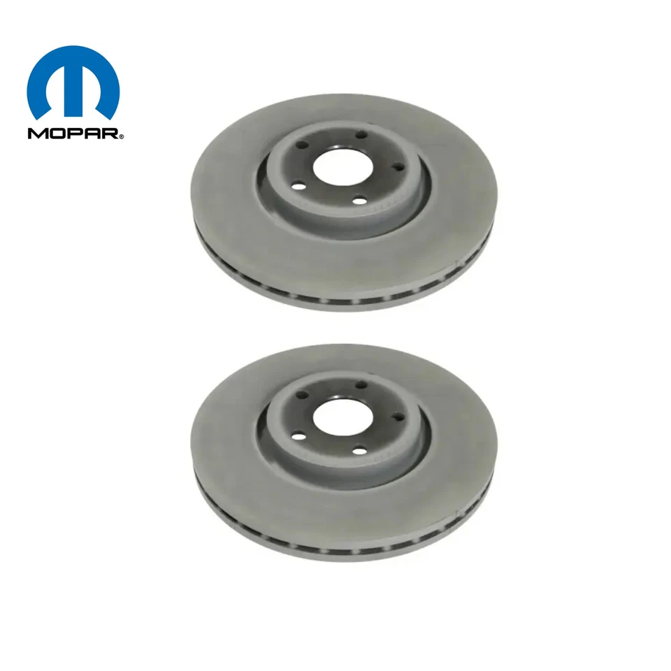 2x Rotores de freno de disco delanteros Mopar 4755349AA para Dodge Durango 2021-2024 Foto 1 de 1