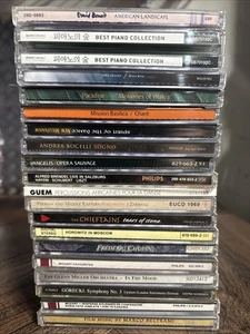 Lot Of 20 Classical Music: Piano / Percussion / Symphony / Opera CDs In Cases - Picture 1 of 6