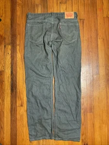 LEVI'S 569 Jeans Mens Grey Loose Straight W36x34 - Picture 1 of 6